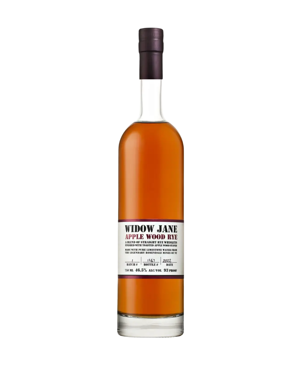 WIDOW JANE RYE OAK & APPLEWOOD AGED