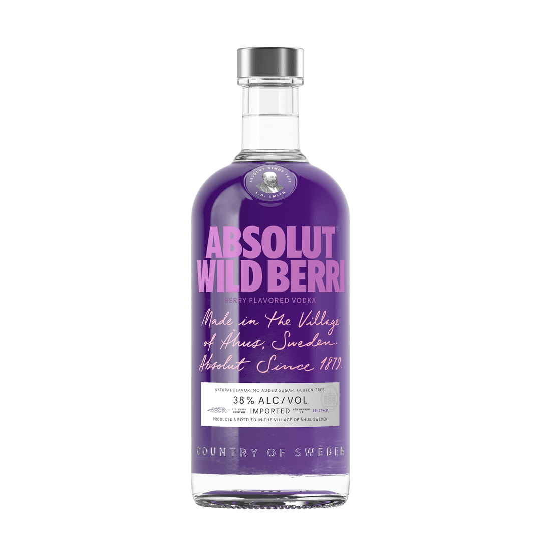 ABSOLUT WILD BERRI VODKA