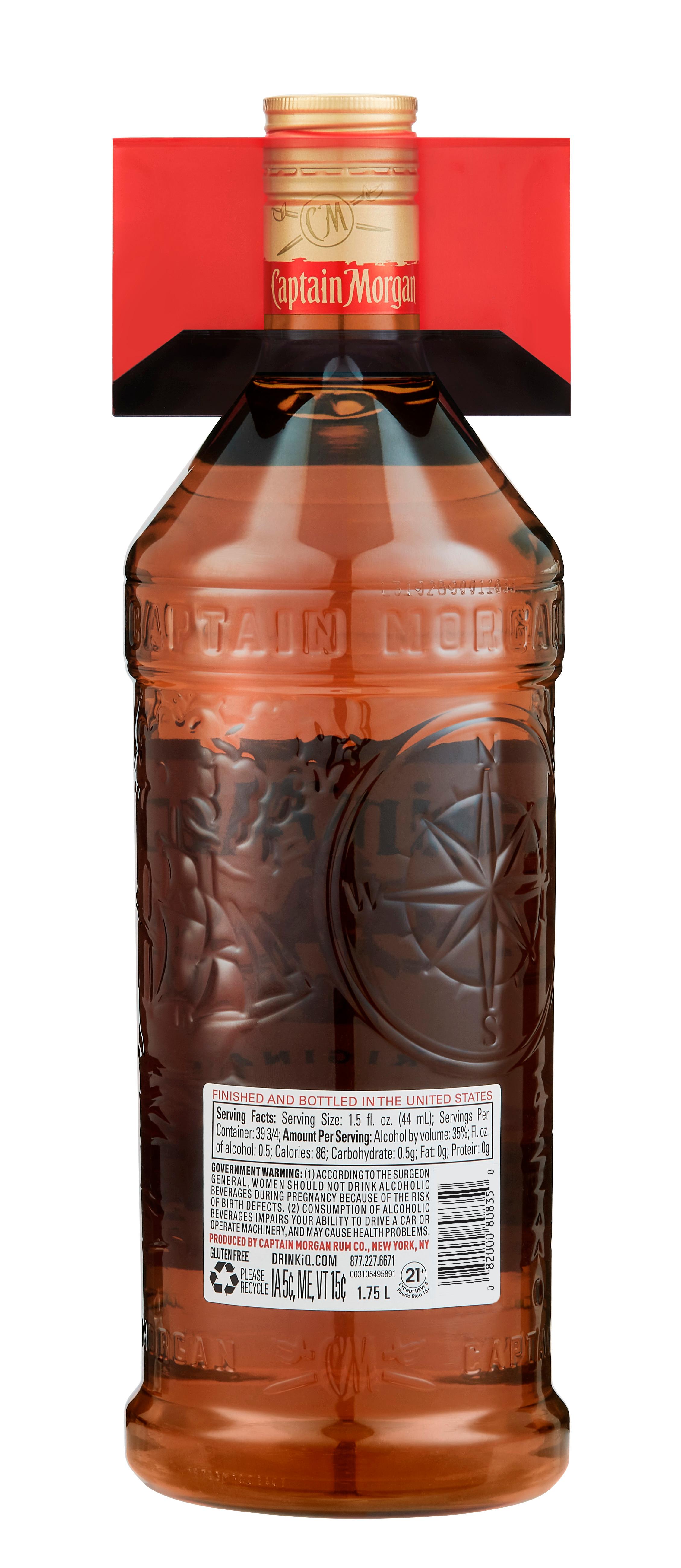 CAPTAIN MORGAN ORIGINAL SPICED RUM PLASTIC BOTTLE PACK