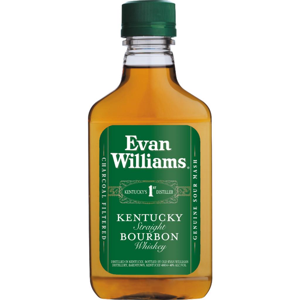 EVAN WILLIAMS GREEN LABEL STRAIGHT BOURBON AGED 4 YR