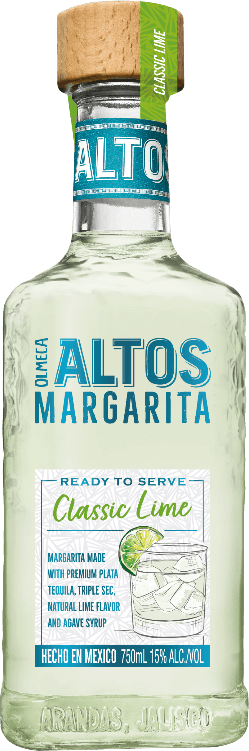 OLMECA ALTOS READY TO SERVE MARGARITA CLASSIC LIME