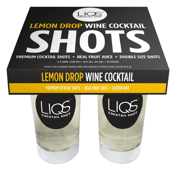 LIQS LEMON DROP WINE COCKTAIL SHOTS