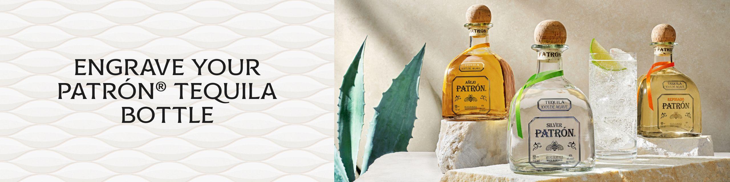 Engrave Your Patrón® Tequila Bottle