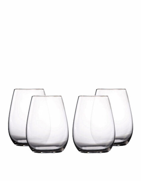 Marquis By Waterford "Moments" 18.6oz Stemless Wines - Set of 4, , main_image