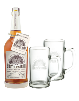 Brother's Bond Straight Bourbon Whiskey with Brother's Bond Cocktail Mugs, , main_image