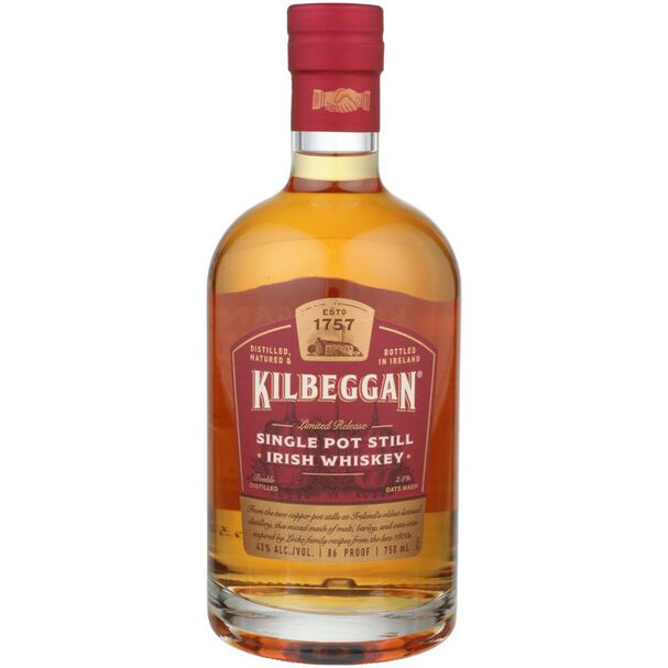 Kilbeggan Single Pot Still Irish Whiskey, , main_image