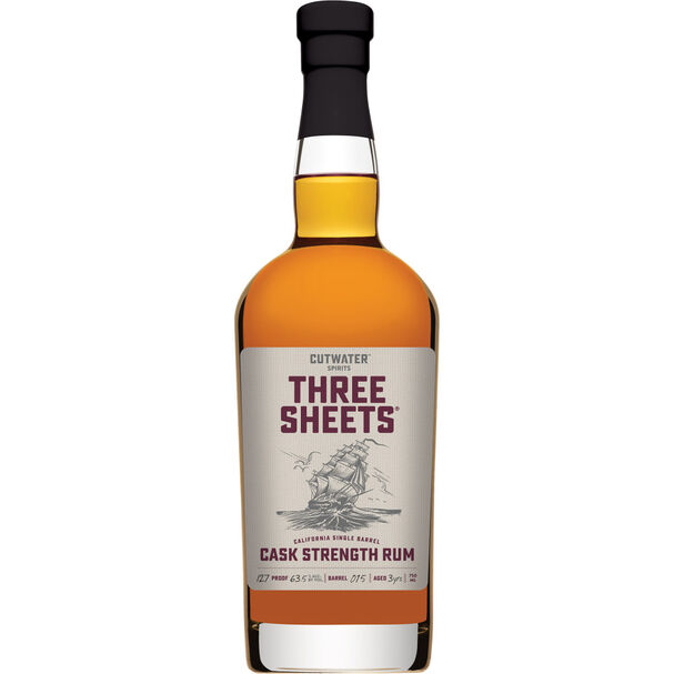 Cutwater Three Sheets Cask Strength Rum, , main_image