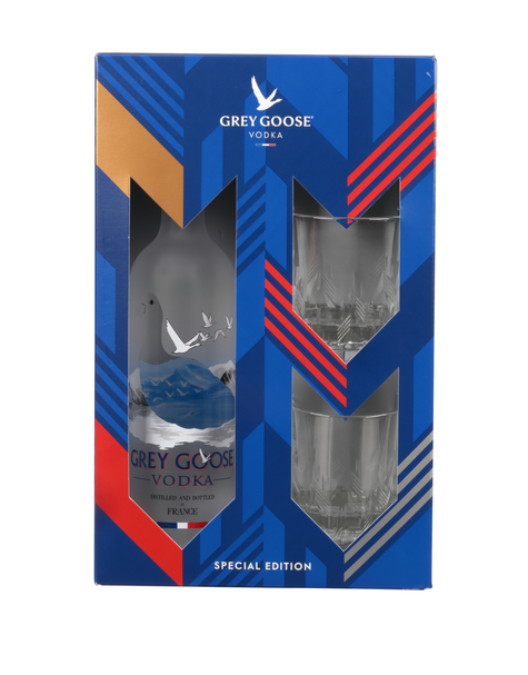 Holiday Vodka Gift Set with Glasses, Limited Edition
