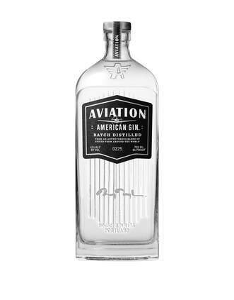 Aviation American Gin Ryan Reynolds Signature with Rolf Aviation Gin Branded Glasses, , main_image_2
