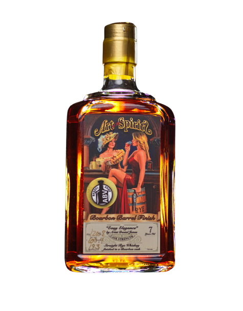 Art of the Spirits Bourbon Finish - Cask Strength "Easy Elegance" Straight Rye Whiskey - Main