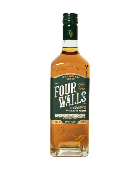 Four Walls Irish American Whiskey with Charlie Day Signature, , main_image