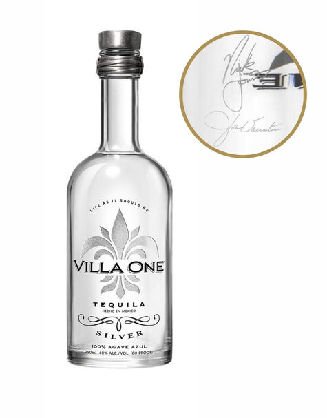 Villa One Silver Tequila with Engraved Signatures, , main_image