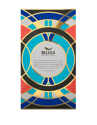 Beluga Noble Vodka and Rocks Glass with Color Fish Gift Set, , main_image_2