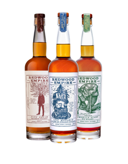 Redwood Empire Pipe Dream Bourbon Whiskey, Emerald Giant Rye Whiskey, and Lost Monarch Whiskey Blend, , main_image