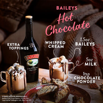 Baileys Original Irish Cream Liqueur with Two Ceramic Bowls - Attributes