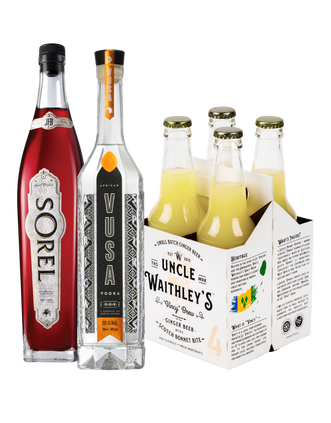 Vusa African Vodka, Uncle Waithley's Ginger Beer & Sorel Liqueur Bundle - Main