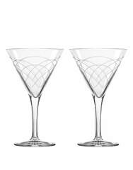 Rolf Glass Mid-Century Modern Martini Glass (Set of 2), , main_image