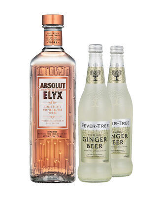 Absolut Elyx with Two Fever-Tree Ginger Beers - Main