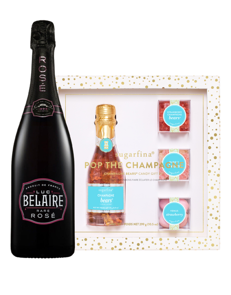 Luc Belaire Rare Rosé with Sugarfina Pop The Champagne Candy Gift Set, , main_image