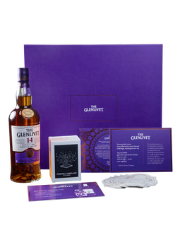 The Glenlivet Single Malt Scotch Whisky 14 Year Old Brighten The Holidays Gift Set, , main_image