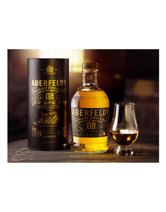 Aberfeldy 15-Year-Old Limited Edition Single Malt Scotch Whisky Finished in Napa Valley Cabernet Sauvignon Casks - Attributes