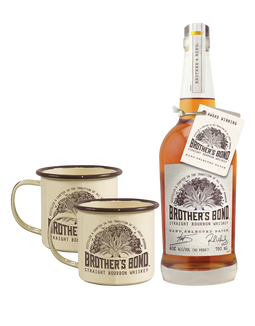 Brother's Bond Straight Bourbon Whiskey with Brother's Bond Fireside Mugs, , main_image