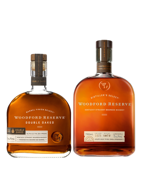 Woodford Reserve Kentucky Straight Bourbon and Double Oaked Bourbon Bundle, , main_image