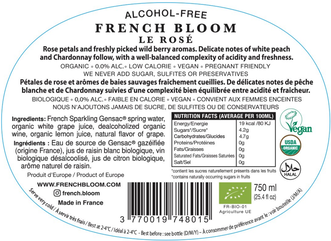 French Bloom Le Rosé 0.0% Alcohol Sparkling Wine, , main_image_2