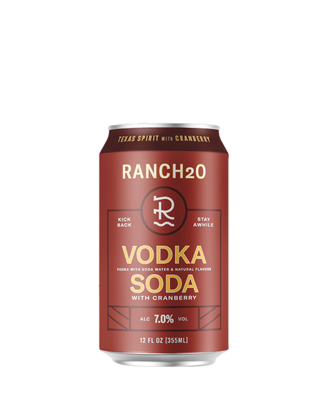 RancH2O Vodka Soda with Cranberry, , main_image