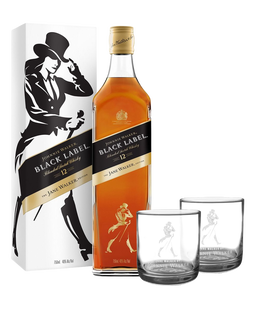 Jane Walker by Johnnie Walker Blended Malt Scotch Whisky with Branded Glasses, , main_image
