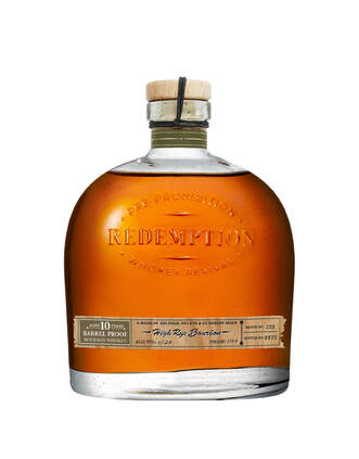 Redemption 10 Year Old Barrel Proof High Rye Bourbon Whiskey - Main