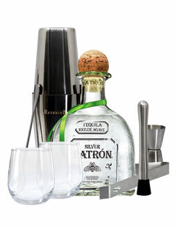 PATRÓN® Silver Cocktail Set, , main_image