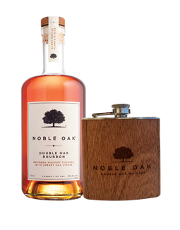 Noble Oak Double Oak Bourbon with Flask, , main_image
