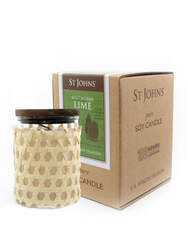 St Johns Lime Soy Candle, , main_image
