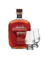 Jefferson’s Ocean Aged at Sea® Bourbon with Rolf Glass Glencairn Set, , main_image