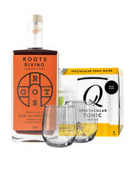Roots Divino Rosso with Q Tonic 4 Pack Cans and ReserveBar Bar Tumbler, , main_image