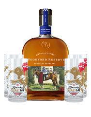 Woodford Reserve® 2023 Kentucky Derby® 149 Bottle with 2023 Kentucky Derby Mint Julep Glasses (4 Pack), , main_image