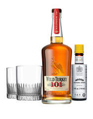Wild Turkey 101 Bourbon with Angostura® Aromatic Bitters and Rolf Glass Bella Double Old Fashioned, , main_image