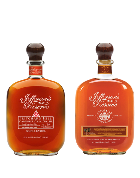 Jefferson's Single Barrel Bourbon Whiskey Duo - Main