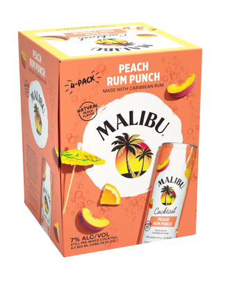 Malibu® Peach Rum Punch Cocktail, , main_image_2