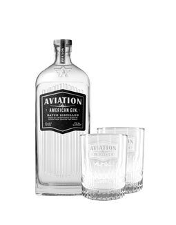 Aviation American Gin with Rolf Aviation Gin Branded Glasses, , main_image