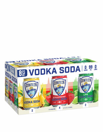 Canteen Vodka Soda Tropical Variety Pack - Main