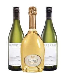 Ruinart Blanc de Blancs with Two Cloudy Bay Sauvignon Blanc 2020 Vintage Bottles, , main_image
