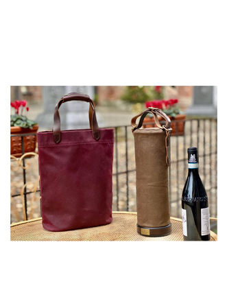 Vinarmour Tote Bag, Burgundy - Lifestyle