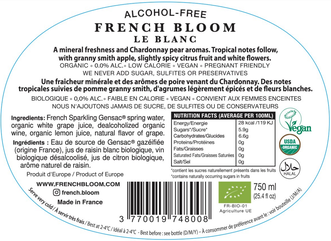 French Bloom Le Blanc 0.0% Alcohol Sparkling Wine, , main_image_2