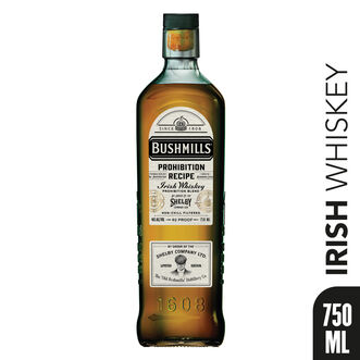 Bushmills® Prohibition Recipe Irish Whiskey, by Order of the Shelby Company, LTD - Attributes