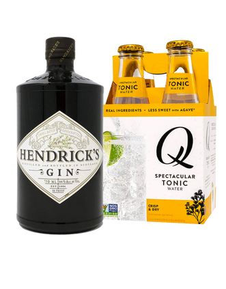 Hendrick's Gin and Q Mixers Tonic - Main