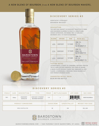 Bardstown Bourbon Company Discovery Series #3 Kentucky Straight Bourbon Whiskey, , main_image_2