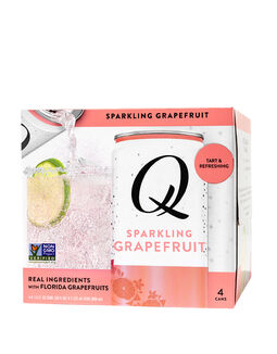 Q Grapefruit 4 Pack Cans, , main_image