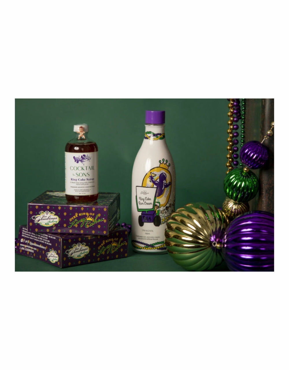 Gambino's King Cake Rum Cream, , lifestyle_image